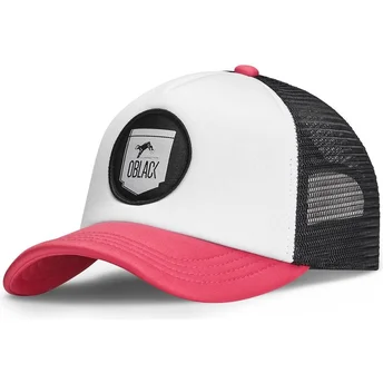 Cap izliekta pink snapback no Oblack