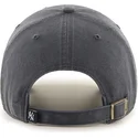 dunkelgraue-gebogene-kappe-new-york-yankees-mlb-clean-up-von-47-brand