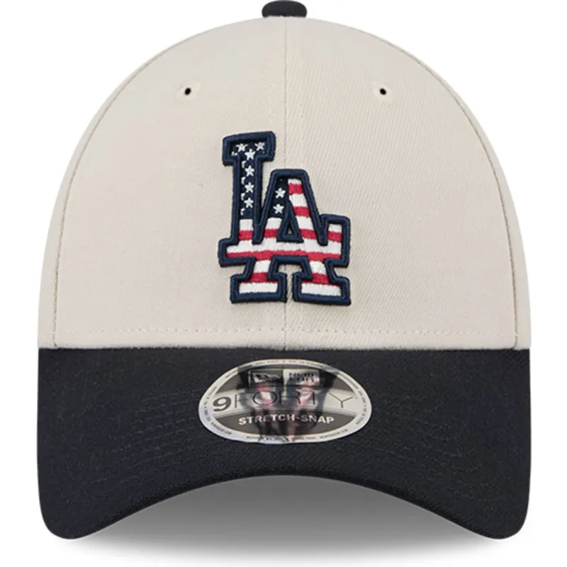cepur-izliekta-bess-snapback-9forty-stretch-snap-4th-of-july-no-los-angeles-dodgers-mlb-no-new-era