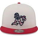 cepur-plakana-bess-snapback-9fifty-4th-of-july-no-oakland-athletics-mlb-no-new-era