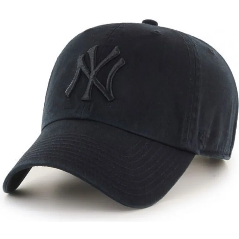 cepur-izliekta-melns-regulejams-no-new-york-yankees-mlb-no-47-brand