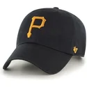 cepur-izliekta-melns-regulejams-no-pittsburgh-pirates-mlb-no-47-brand