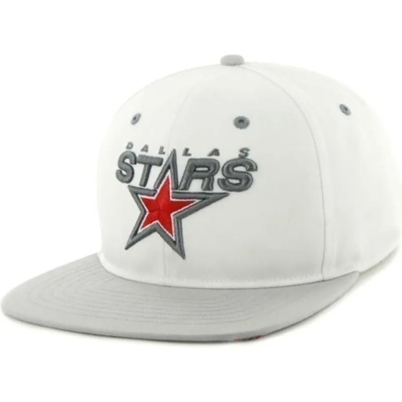 cepur-plakana-balts-snapback-no-dallas-stars-nhl-no-47-brand