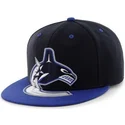 cepur-plakana-melns-snapback-no-vancouver-canucks-nhl-no-47-brand