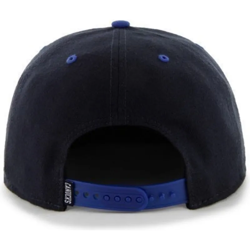 cepur-plakana-melns-snapback-no-vancouver-canucks-nhl-no-47-brand