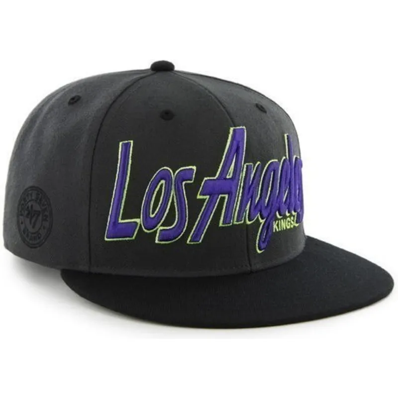 cepur-plakana-melns-snapback-letras-no-los-angeles-kings-nhl-no-47-brand