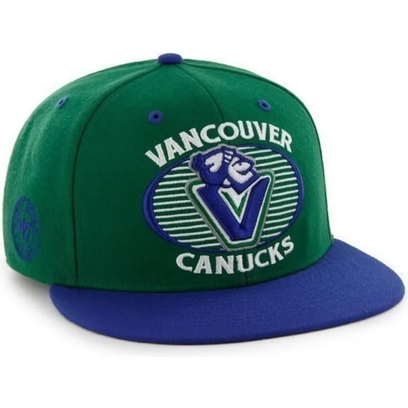 cepur-plakana-zals-snapback-no-vancouver-canucks-nhl-no-47-brand