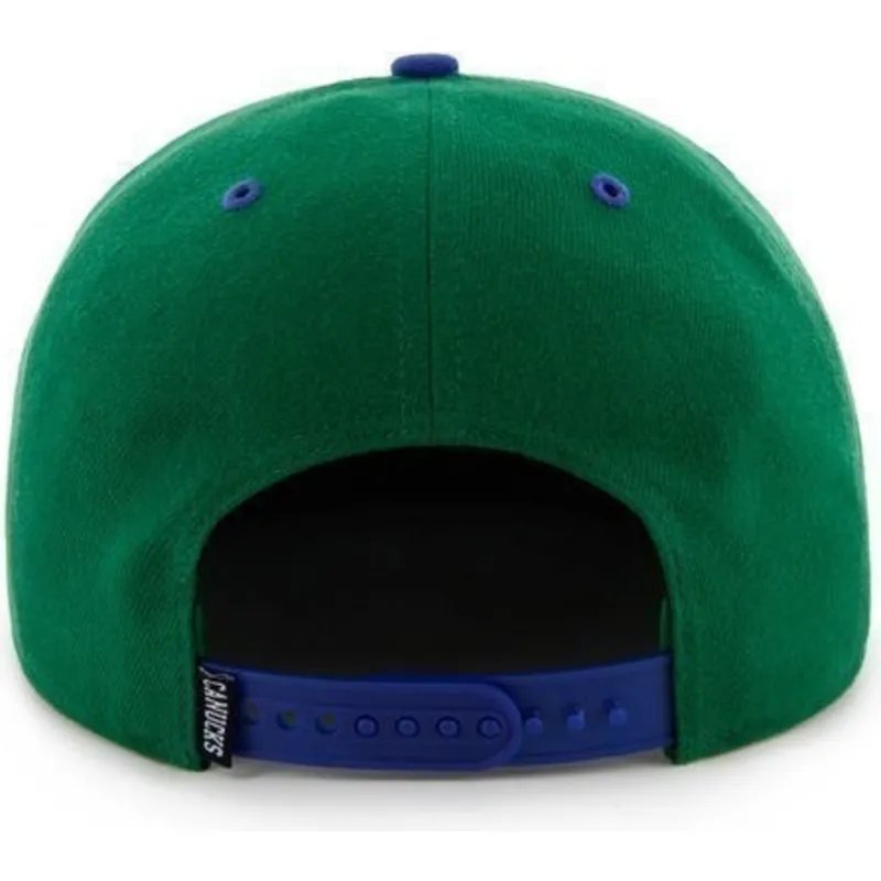 cepur-plakana-zals-snapback-no-vancouver-canucks-nhl-no-47-brand