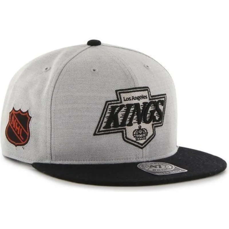 cap-plakana-gray-snapback-no-los-angeles-kings-nhl-no-47-brand