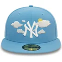 cepur-plakana-zils-pieguloss-59fifty-cloud-no-new-york-yankees-mlb-no-new-era