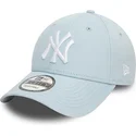 new-era-9forty-league-essential-verstellbare-hellblaue-kappe-der-new-york-yankees-mlb