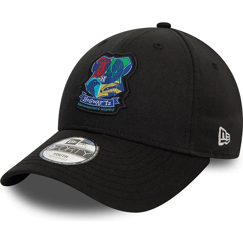 cepur-izliekta-melns-snapback-berniem-9forty-no-hogwarts-harry-potter-no-new-era