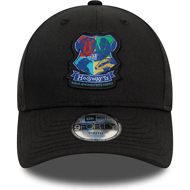 cepur-izliekta-melns-snapback-berniem-9forty-no-hogwarts-harry-potter-no-new-era