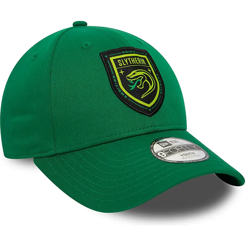 cepur-izliekta-zals-snapback-berniem-9forty-no-slytherin-harry-potter-no-new-era