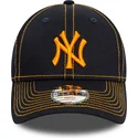 cap-izliekta-navy-blue-adjustable-strap-berniem-9forty-stitch-no-new-york-yankees-mlb-no-new-era