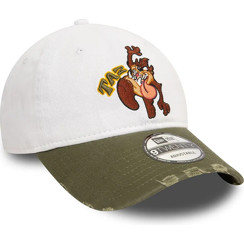 cepur-izliekta-balts-regulejams-9twenty-washed-no-tasmania-looney-tunes-no-new-era