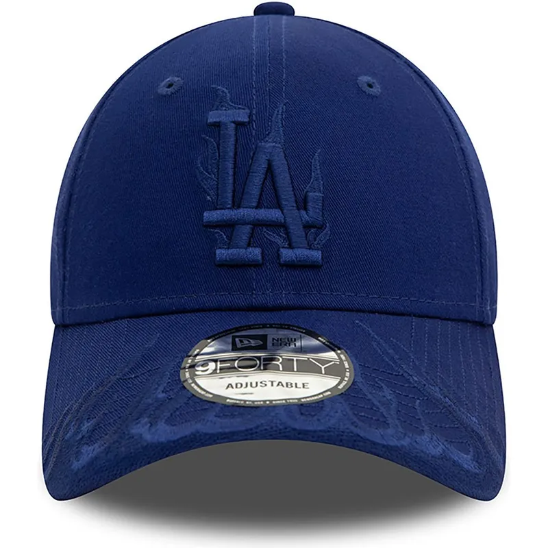 cepur-izliekta-zils-regulejams-9forty-flame-no-los-angeles-dodgers-mlb-no-new-era