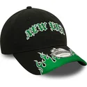 cepur-izliekta-melns-regulejams-9twenty-race-flame-no-new-era