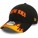 cepur-izliekta-melns-regulejams-9twenty-race-flame-no-new-era