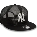 cepur-plakana-truckeris-melns-snapback-9fifty-embroidered-mesh-no-new-york-yankees-mlb-no-new-era