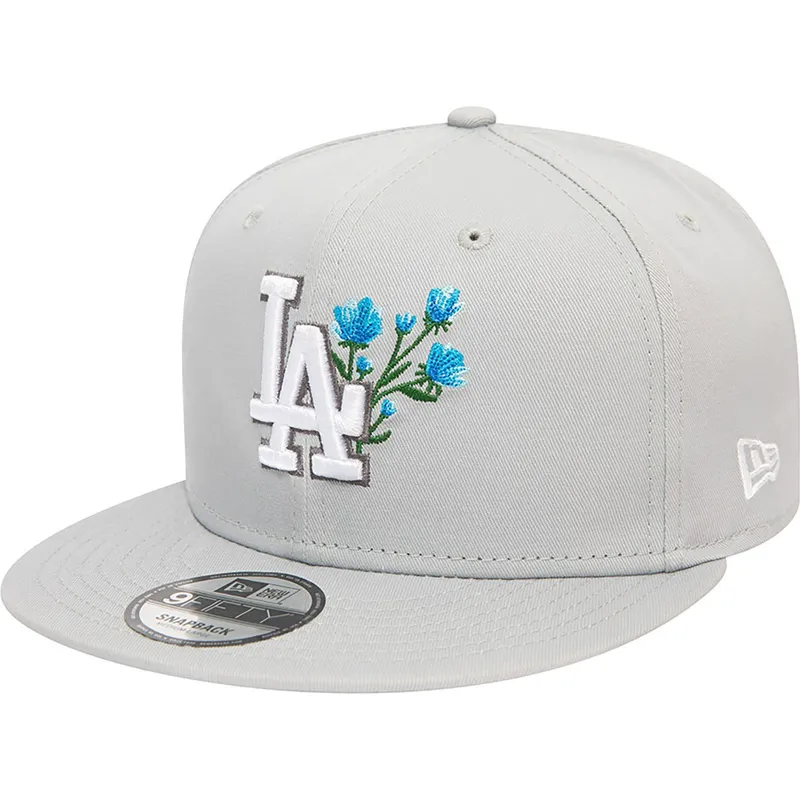 gorra-plana-gris-snapback-9fifty-seasonal-flower-de-los-angeles-dodgers-mlb-de-new-era