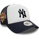 new-era-mlb-new-york-yankees-world-series-a-frame-trucker-cap-in-weiss-und-marineblau