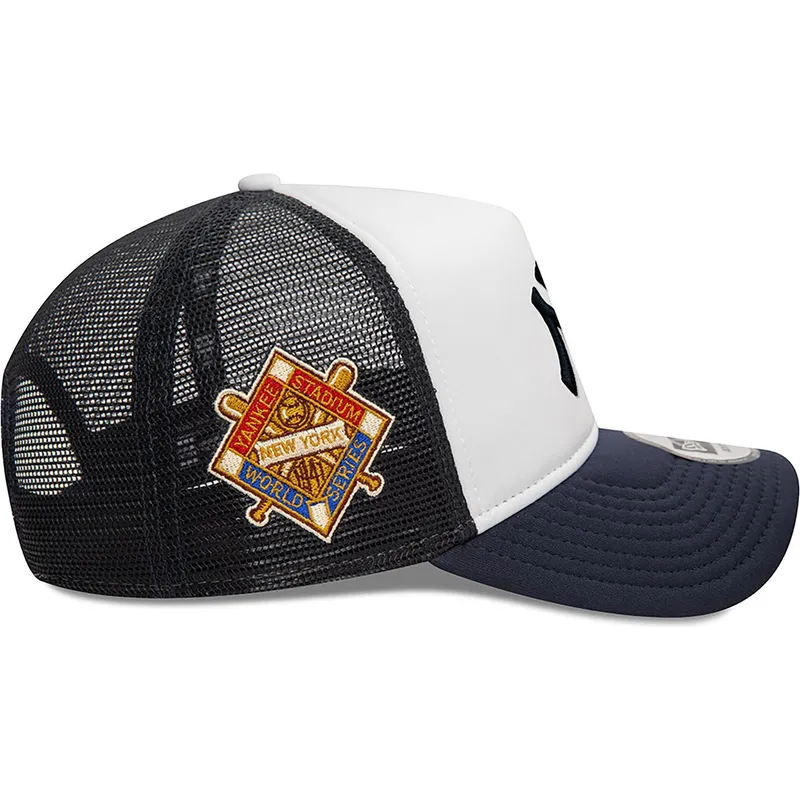 cepur-izliekta-truckeris-tumsi-zils-snapback-a-frame-frame-world-series-no-new-york-yankees-mlb-no-new-era
