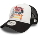 cepur-izliekta-truckeris-melns-snapback-bugs-bunny-and-his-friends-a-frame-no-looney-tunes-no-new-era