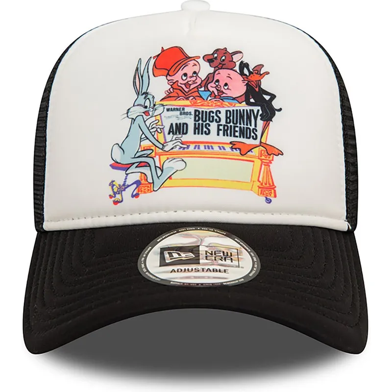 cepur-izliekta-truckeris-melns-snapback-bugs-bunny-and-his-friends-a-frame-no-looney-tunes-no-new-era