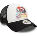 cepur-izliekta-truckeris-melns-snapback-bugs-bunny-and-his-friends-a-frame-no-looney-tunes-no-new-era