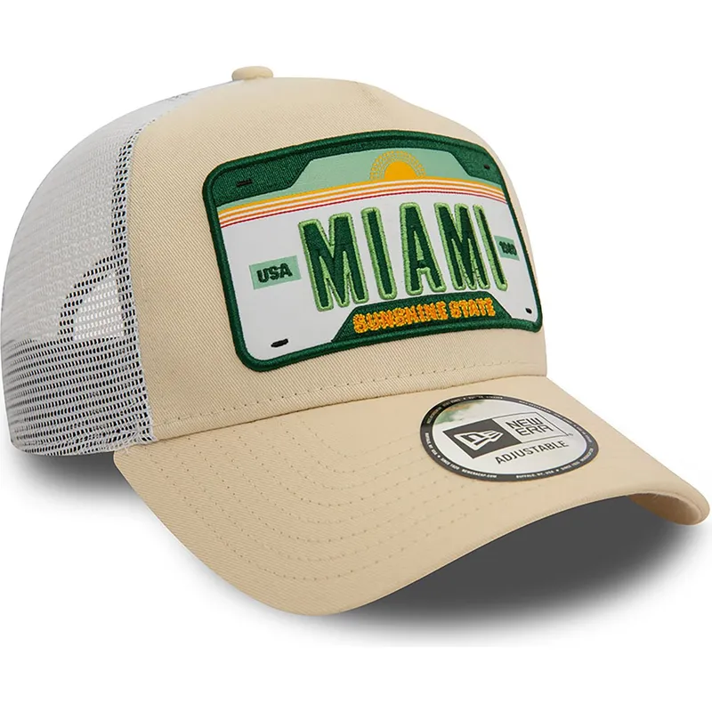 cepur-izliekta-truckeris-bess-snapback-a-frame-license-plate-no-miami-ciudades-y-playas-no-new-era