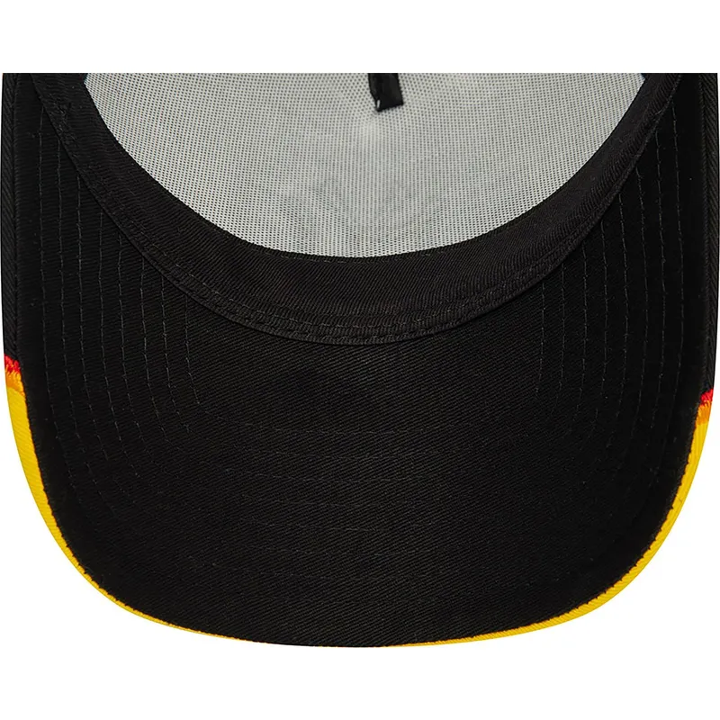cepur-izliekta-truckeris-balts-snapback-a-frame-flame-no-new-york-yankees-mlb-no-new-era