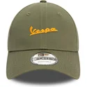 grune-verstellbare-9forty-seasonal-kappe-von-vespa-piaggio-von-new-era