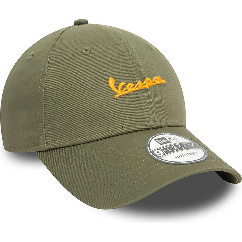 cepur-izliekta-zals-regulejams-9forty-seasonal-no-vespa-piaggio-no-new-era
