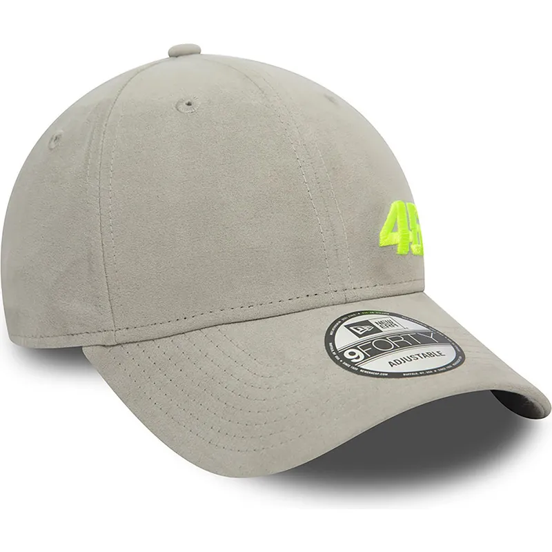 cepur-izliekta-peleks-regulejams-9forty-suede-no-valentino-rossi-vr46-motogp-no-new-era