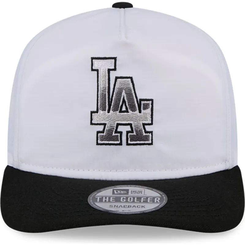 cepur-izliekta-balts-snapback-golfer-chrome-no-los-angeles-dodgers-mlb-no-new-era