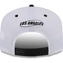 weisse-und-schwarze-gebogene-snapback-kappe-golfer-chrome-logo-der-los-angeles-dodgers-mlb-von-new-era