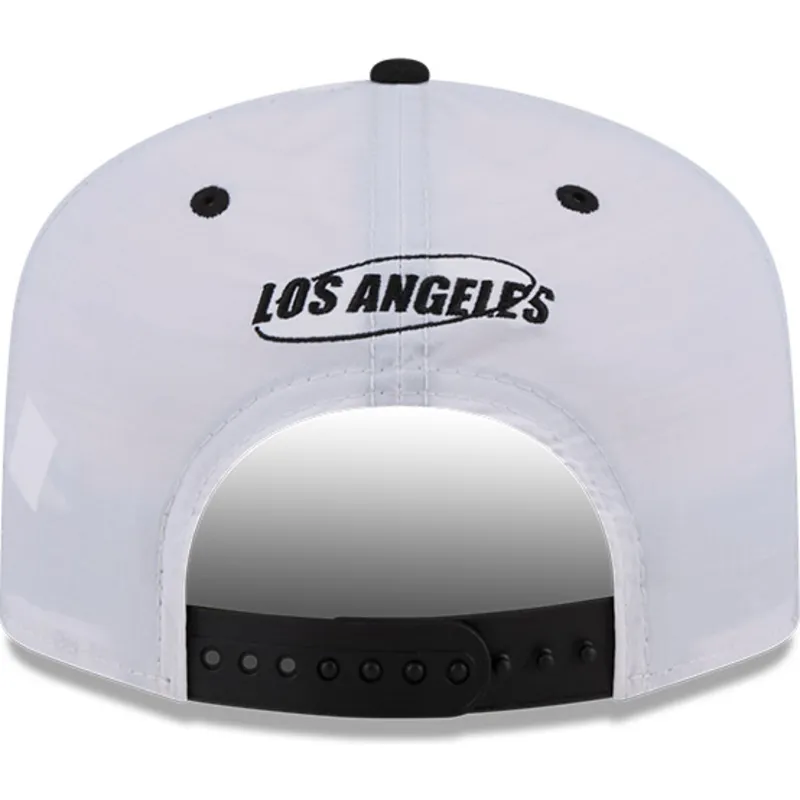 cepur-izliekta-balts-snapback-golfer-chrome-no-los-angeles-dodgers-mlb-no-new-era