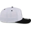 weisse-und-schwarze-gebogene-snapback-kappe-golfer-chrome-logo-der-los-angeles-dodgers-mlb-von-new-era