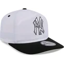 cepur-izliekta-balts-snapback-golfer-chrome-no-new-york-yankees-mlb-no-new-era