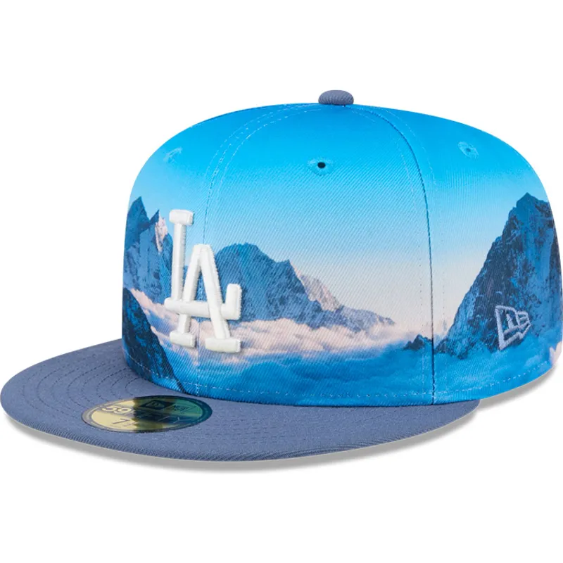 cepur-plakana-zils-pieguloss-59fifty-photoreal-no-los-angeles-dodgers-mlb-no-new-era