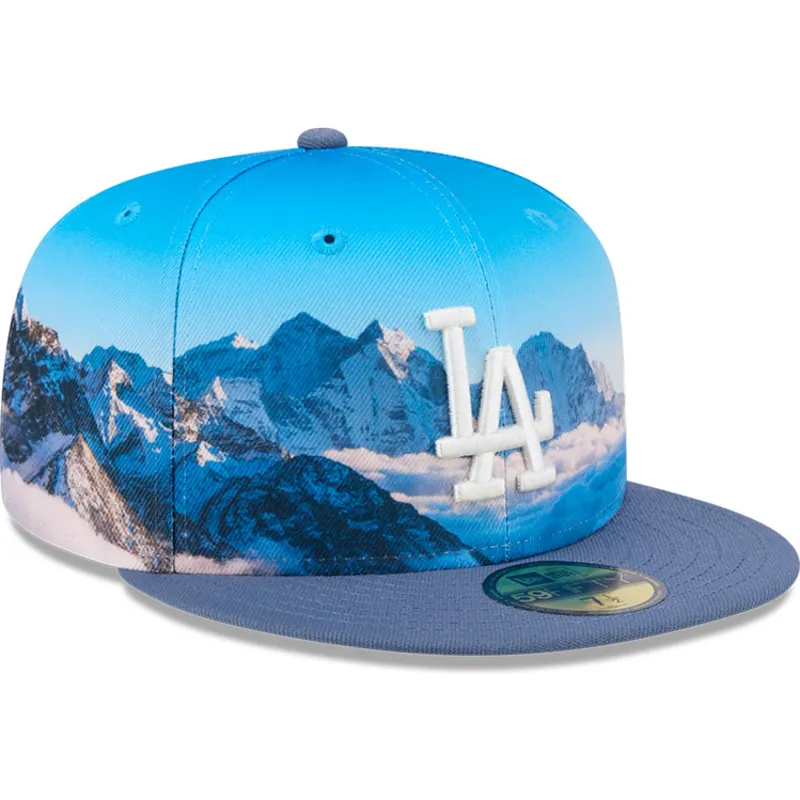 cepur-plakana-zils-pieguloss-59fifty-photoreal-no-los-angeles-dodgers-mlb-no-new-era