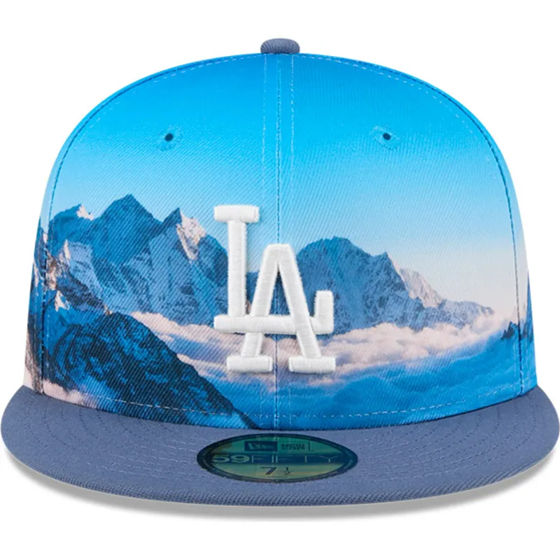 cepur-plakana-zils-pieguloss-59fifty-photoreal-no-los-angeles-dodgers-mlb-no-new-era