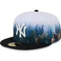 cepur-plakana-melns-pieguloss-59fifty-photoreal-no-new-york-yankees-mlb-no-new-era