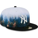 cepur-plakana-melns-pieguloss-59fifty-photoreal-no-new-york-yankees-mlb-no-new-era