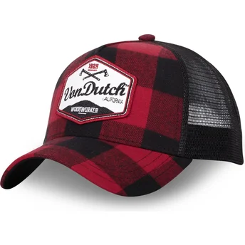 cepur-izliekta-truckeris-sarkans-snapback-car01-no-von-dutch
