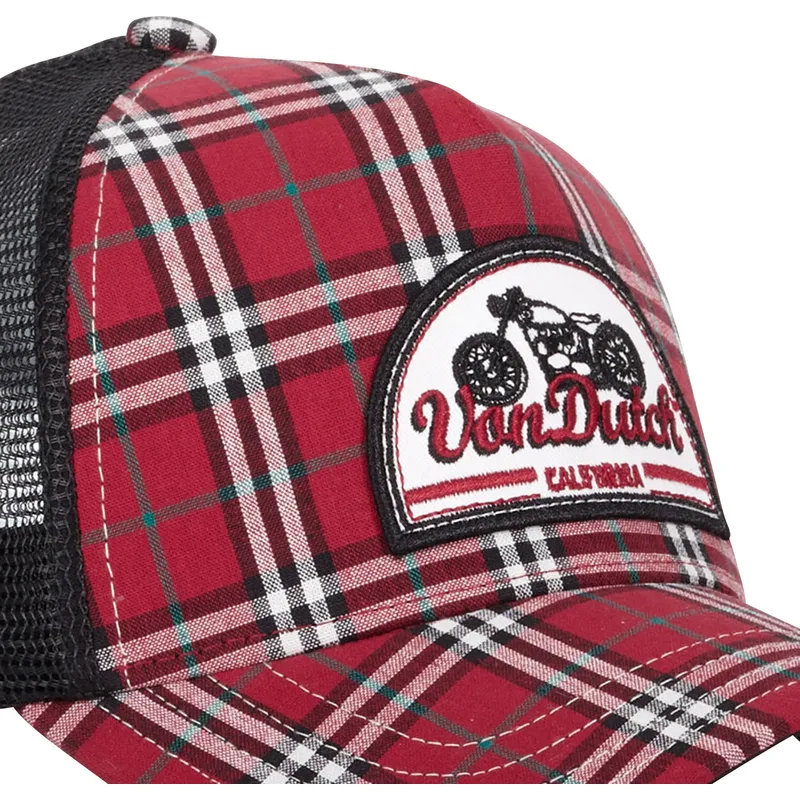 cepur-izliekta-soferis-sarkans-snapback-car04-no-von-dutch