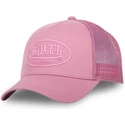 cepur-izliekta-truckeris-roza-snapback-log08-no-von-dutch