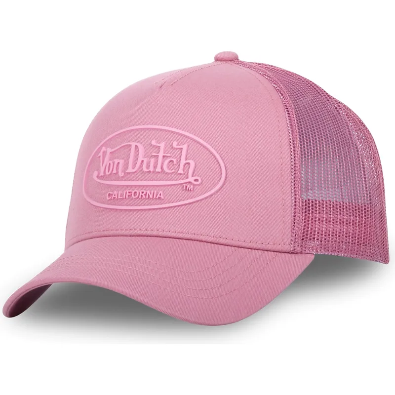 cepur-izliekta-truckeris-roza-snapback-log08-no-von-dutch cepur-izliekta-truckeris-roza-snapback-log08-no-von-dutch