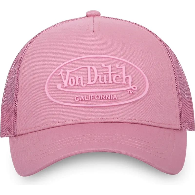 cepur-izliekta-truckeris-roza-snapback-log08-no-von-dutch cepur-izliekta-truckeris-roza-snapback-log08-no-von-dutch